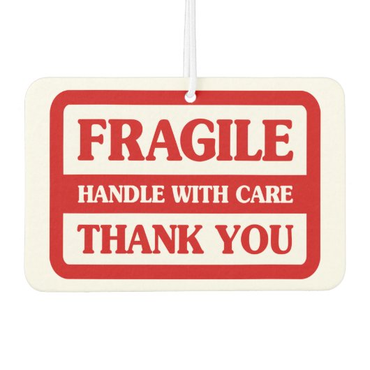 壊れやすい取っ気に手 カーエアーフレッシュナー