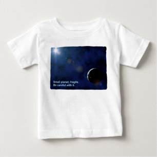 壊れやすい惑星 ベビーTシャツ