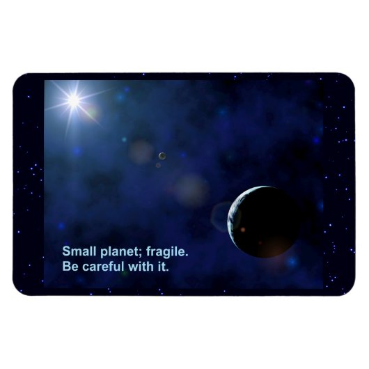 壊れやすい惑星 マグネット (横)