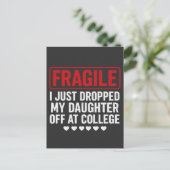 壊れやすい母/パパの娘を大学で落下 シーズンポストカード (スタンド正面)