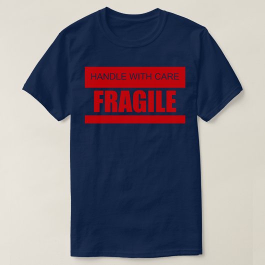 壊れやすい気に取っ手 Tシャツ (デザイン正面)