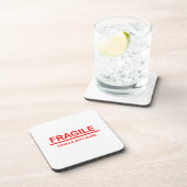 壊れやすい気に柄 コースター (右側)