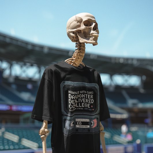 壊れやすい私は娘/プンパパエネルギーを落とした Tシャツ