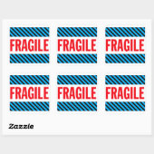 壊れやすい輸送ラベル スクエアシール (シート)