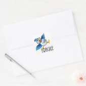 壊れやすい スクエアシール (封筒)