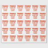 壊れやすい! ラッピングペーパー (フラット)