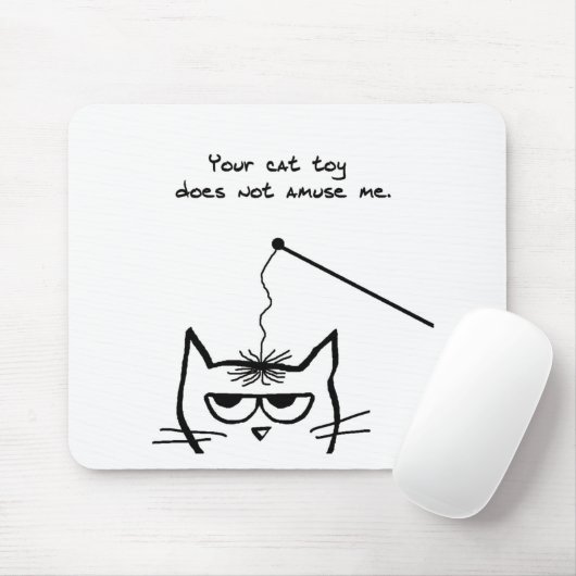 壊れる猫のおもちゃ-おもしろいな猫のマウスパッド マウスパッド (マウス)