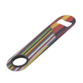 壊れストライプた木 スピード栓抜き (正面アングル)