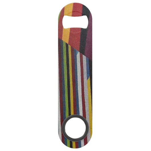 壊れストライプた木 スピード栓抜き (正面)