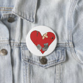 壊れハート 缶バッジ (インサイチュ)