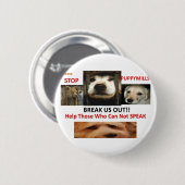 壊れ目米国 缶バッジ (正面&裏面)