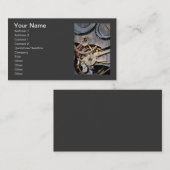 壊中時計の詳細 名刺 (正面/裏面)