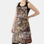 壊伝統的れた石積み壁 エプロン (インサイチュ)