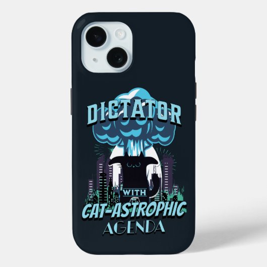 壊滅的なおもしろい猫デザイン Case-Mate iPhoneケース (裏面)