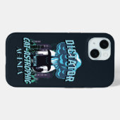 壊滅的なおもしろい猫デザイン Case-Mate iPhoneケース (裏面 (横))