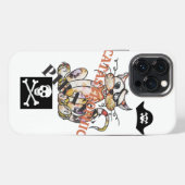 壊滅的な海賊 iPhoneケース (裏面横)