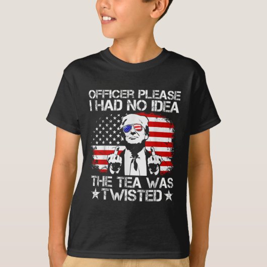 士官お願い私はアイディアを持っていなかった茶Usa F Tシャツ (正面)