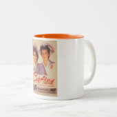 士官候補生のナースのヴィンテージ戦争ポスターがあって下さい ツートーンマグカップ (正面右)