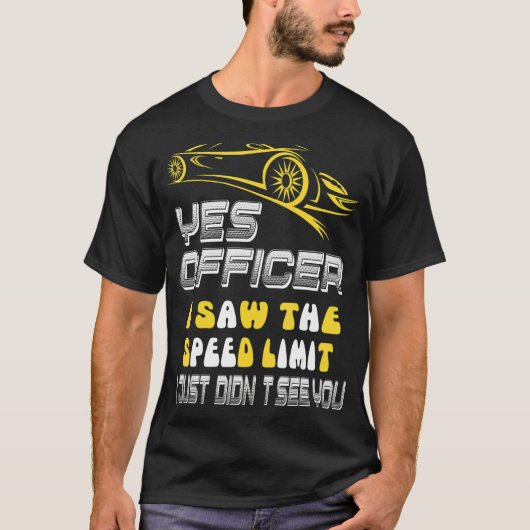 士官Iスピードリミット通りレース3 Tシャツ (正面)