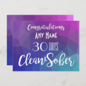 壮健パーソナライズされた周年記念誕生日カード ポストカード (正面/裏面)