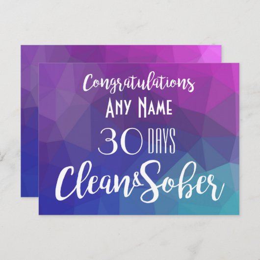 壮健パーソナライズされた周年記念誕生日カード ポストカード (正面/裏面)