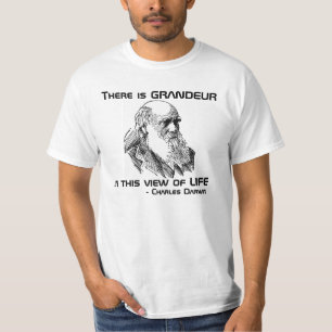 壮大さのチャールズ・ダーウィンの引用文のワイシャツ Tシャツ