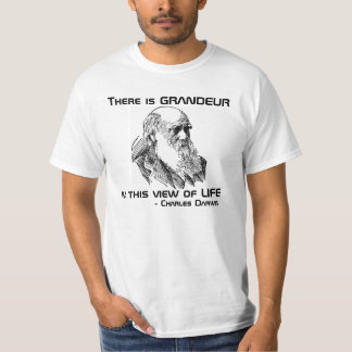 壮大さのチャールズ・ダーウィンの引用文のワイシャツ Tシャツ
