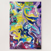 壮大さの道-渦巻、固体およびパステル ジグソーパズル (縦)