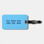 壮大さ入るチャネルのカスタム ラゲッジタグ (裏面横)