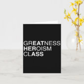 壮大さ 勇気 笑 彼女を食べる 皮肉ユーモア カード (黄色い花)