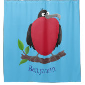 壮大なおもしろいフリードカー シャワーカーテン (正面)