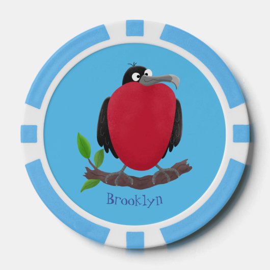 壮大なおもしろいフリードカー ポーカーチップ (正面)