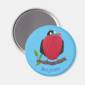 壮大なおもしろいフリードカー マグネット (正面/裏面)