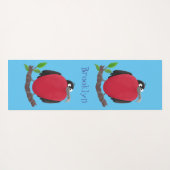 壮大なおもしろいフリードカー ヨガマット (裏面(横))