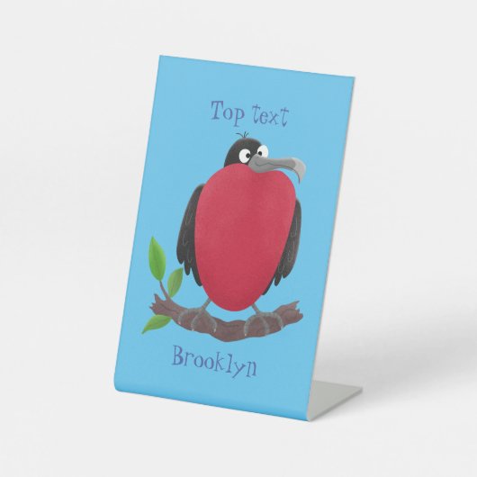 壮大なおもしろいフリードカー 台座サイン (正面)