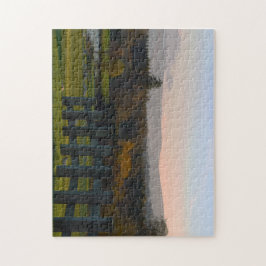 壮大なアイルランドの風景。湖への道 ジグソーパズル