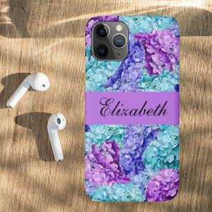 壮大なアジサイの花、パーソナライズ可能 iPhone 11 PROケース