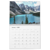 壮大なカナダの山と湖のカレンダー カレンダー (1月 2027)