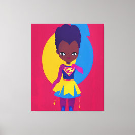 壮大なギャルショーナベクカラフルトル キャンバスプリント