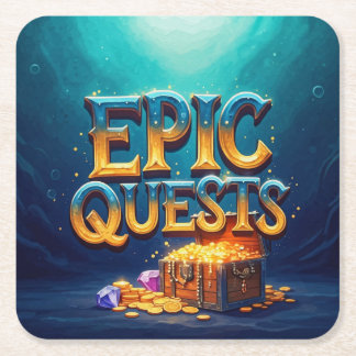 壮大なクエスト スクエアペーパーコースター