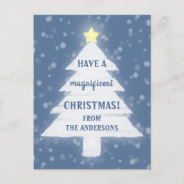 壮大なクリスマス シーズンポストカード