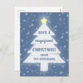 壮大なクリスマス シーズンポストカード (正面/裏面)