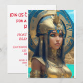 壮大なクレオパトラ 招待状 (正面/裏面)