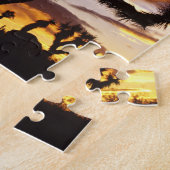 壮大なサンライズアットジョシュアツリー国立公園 ジグソーパズル (側面)