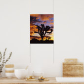 壮大なサンライズアットジョシュアツリー国立公園 ポスター (キッチン)