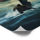 壮大なショーダウン：巨大なオルカ対Mighty Megalodon P ポスター (角)