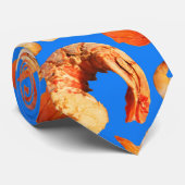 壮大なシーフードロブスターとエビ ネクタイ (ロール)