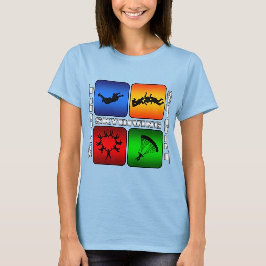 壮大なスカイダイビング Tシャツ (正面)