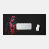 壮大なスーパーヒーロー玩具写真ゲーム デスクマット (キーボード&マウス)