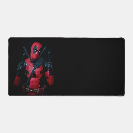 壮大なスーパーヒーロー玩具写真ゲーム デスクマット (正面)